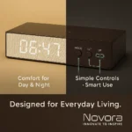 Coffee Fiber Wireless Charger Alarm Clock - TA-N043 - Image 7