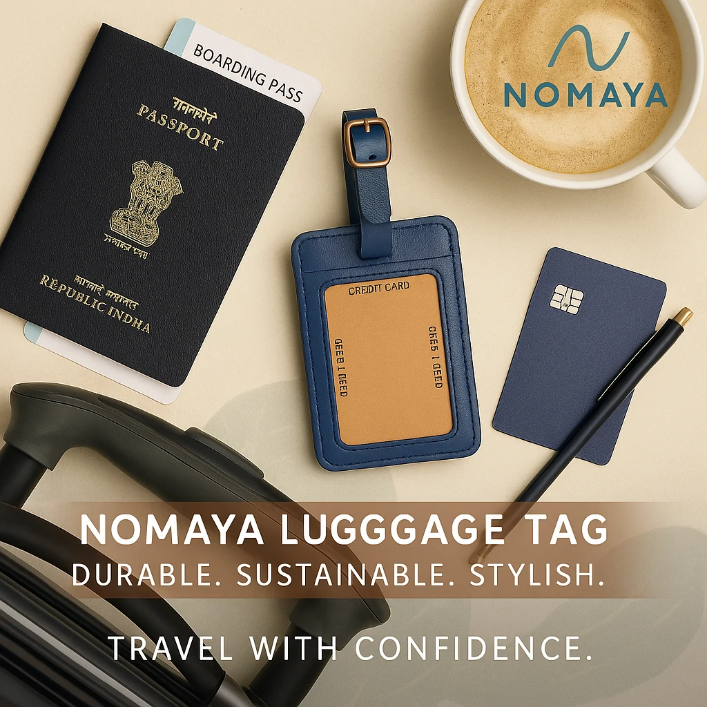 Cactus Leather Luggage Tag - TA-NM-013 - Image 3