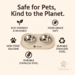 Portable Foldable Silicone Double Bowl - TA-PV019 - Image 7