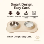 Portable Foldable Silicone Double Bowl - TA-PV019 - Image 10