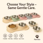 Portable Foldable Silicone Double Bowl - TA-PV019 - Image 12