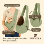 Portable Single Shoulder Pet Backpack - TA-PV026 - Image 6