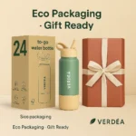 Water Bottle with Silicone Straw Lid - TA-VR-0017 - Image 6